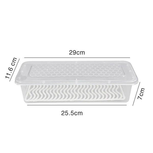 Fridge Storage Containers Box  (Pack of 6)