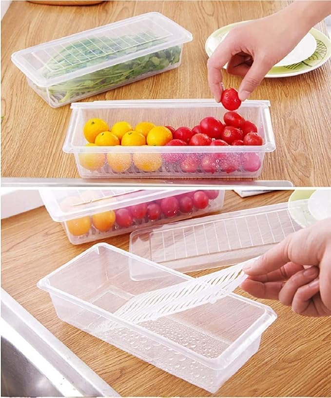 Fridge Storage Containers Box  (Pack of 6)