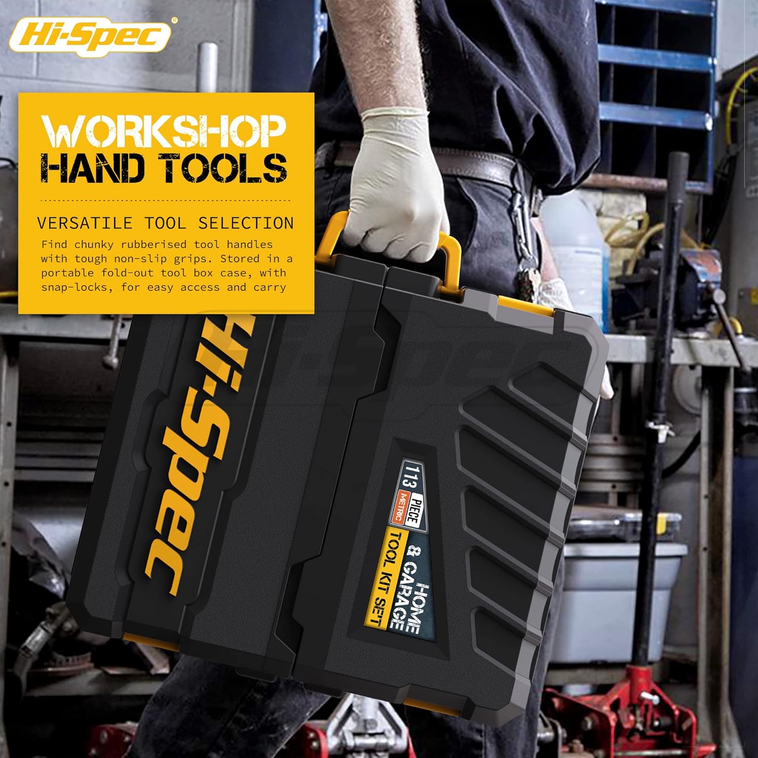 Hi-Spec 124piece Home & Garage Mechanics Tool Set
