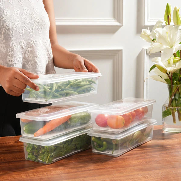 Fridge Storage Containers Box  (Pack of 6)